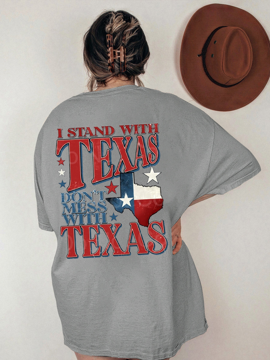 Vintage I Stand With Texas Tee