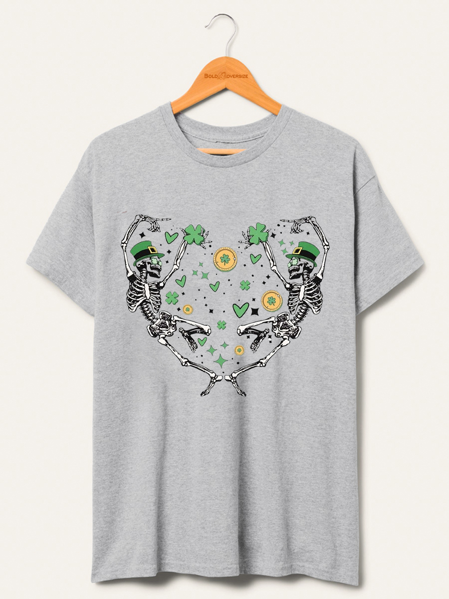 Vintage Dancing Skeleton Shirt 