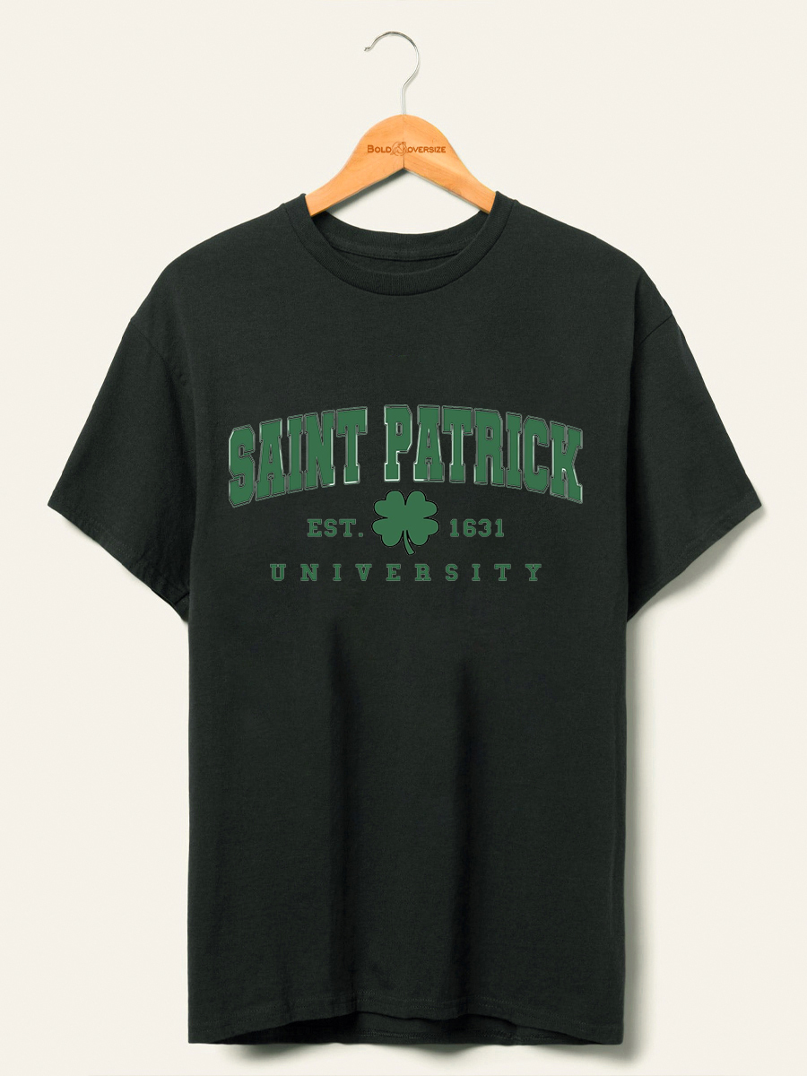 Vintage Saint Patrick University Shirt 