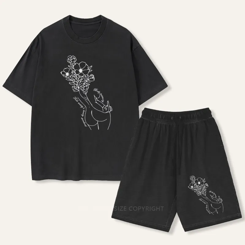 Vintage Fuck Society'S Beauty Standard Gradient Washed Suit