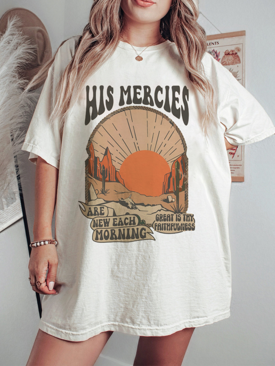 Vintage His Mercies Shirt 