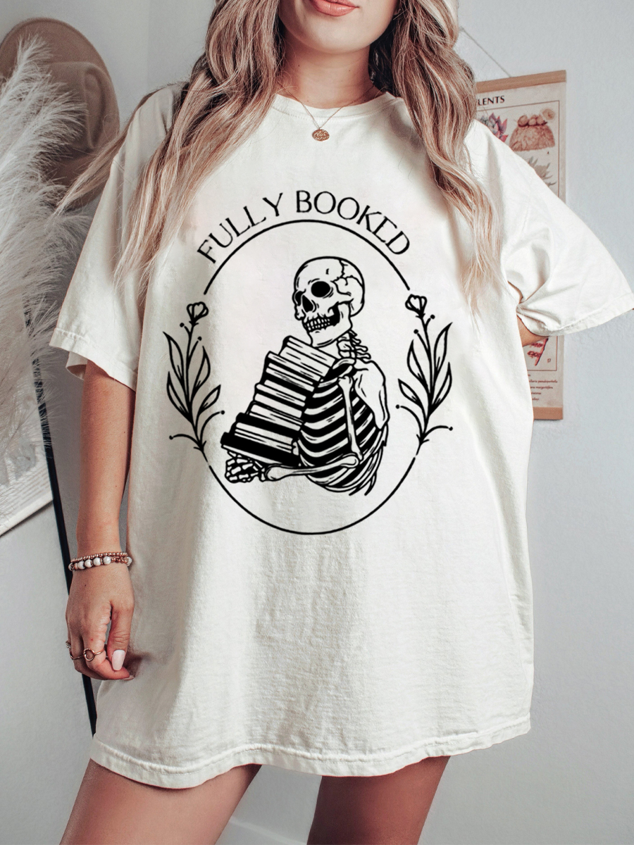 Vintage Read In Peace Skeleton Shirt 