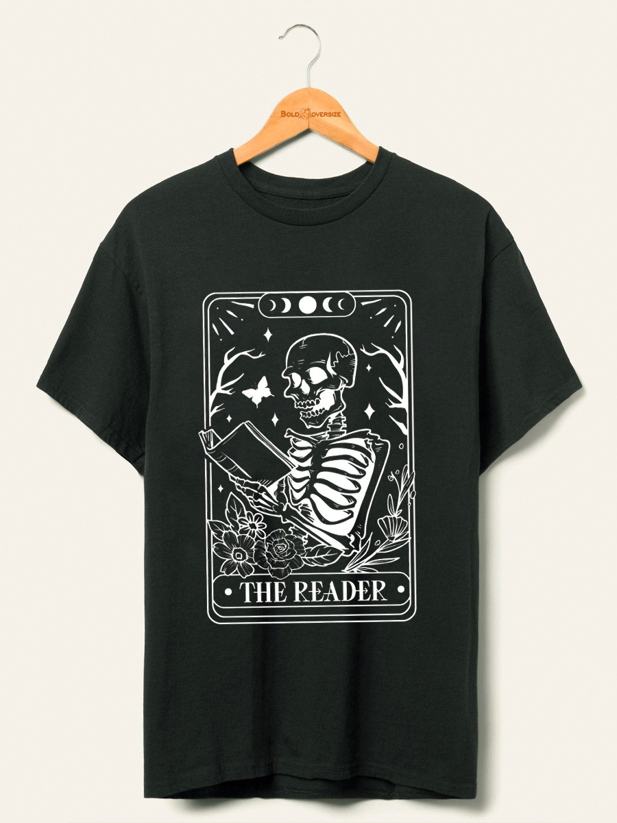 Vintage Reader Tarot Card Shirt 