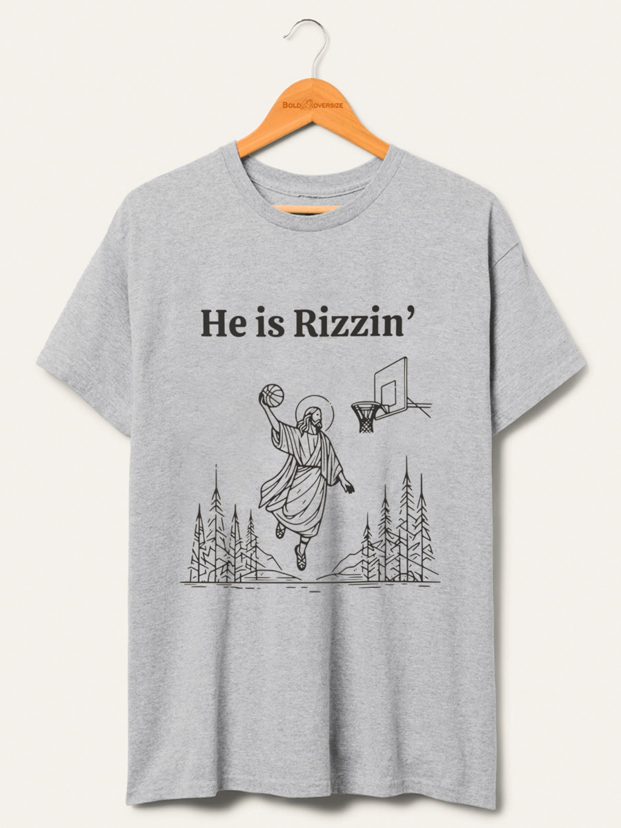 Vintage He Is Risen Funny Easter T-Shirt 