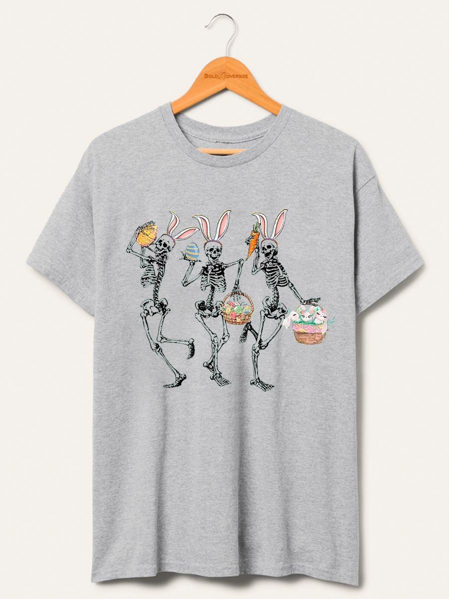 Vintage Easter Skeleton T-Shirt 