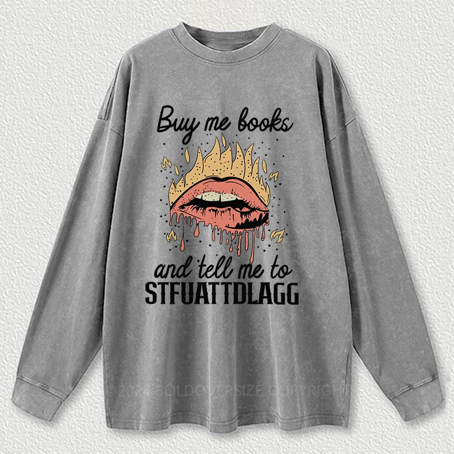 Vintage Smut Music Washed Long Sleeve Shirt