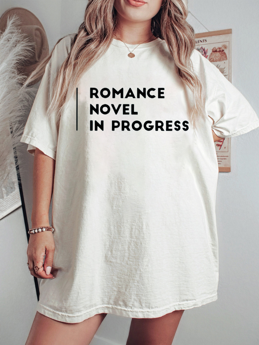 Vintage Romance Novel In Progress Novel Shirt