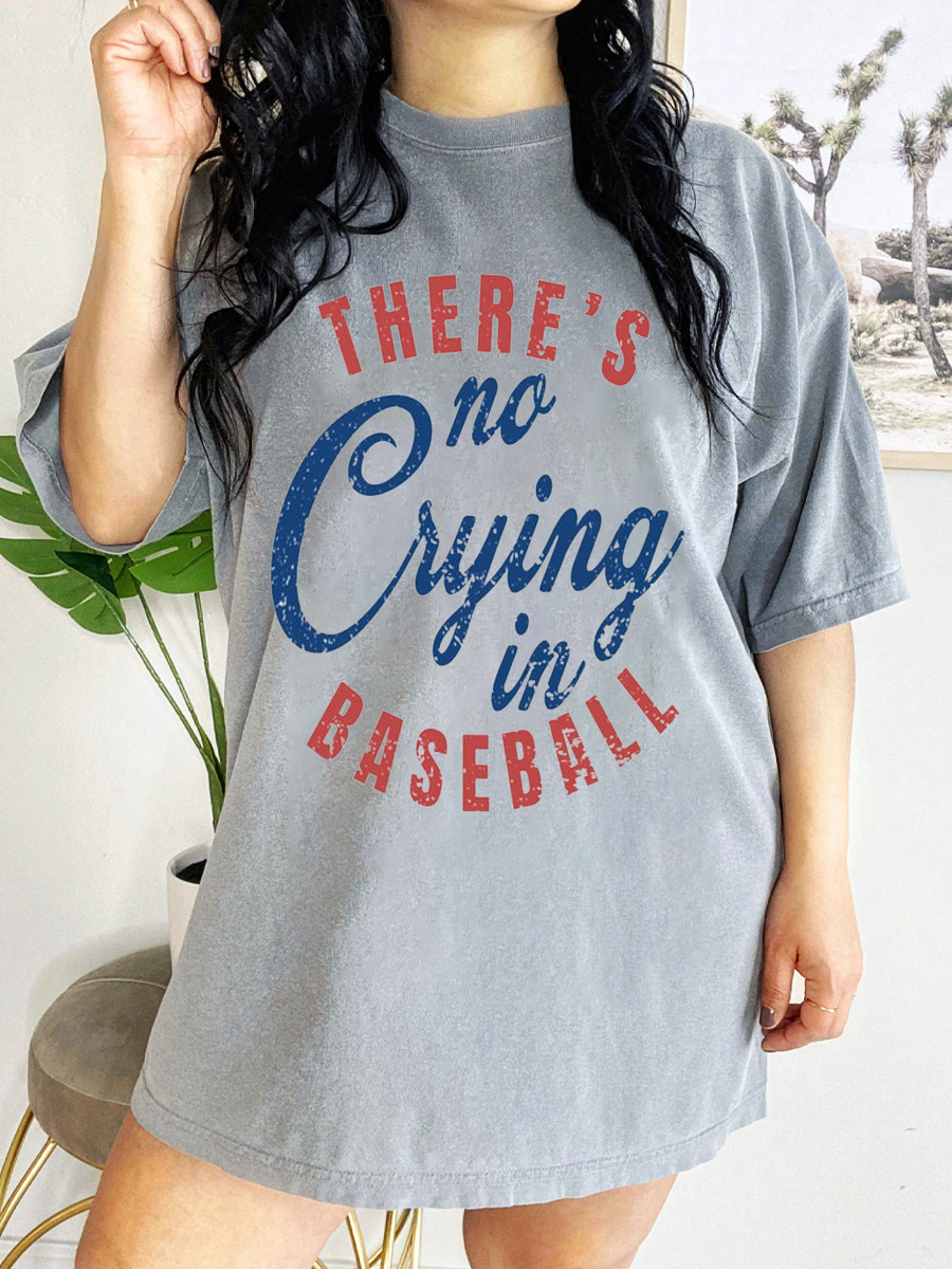 Vintage No Crying Shirt