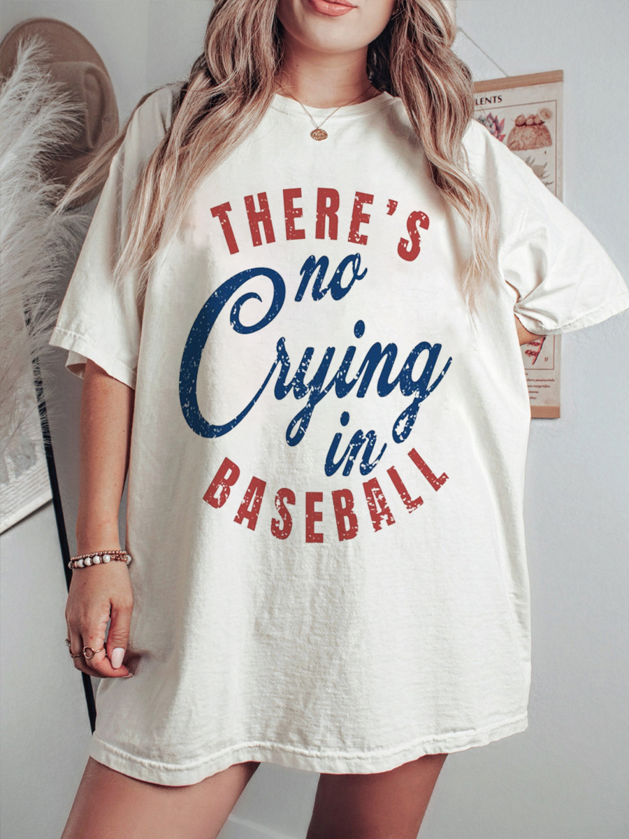 Vintage No Crying Shirt