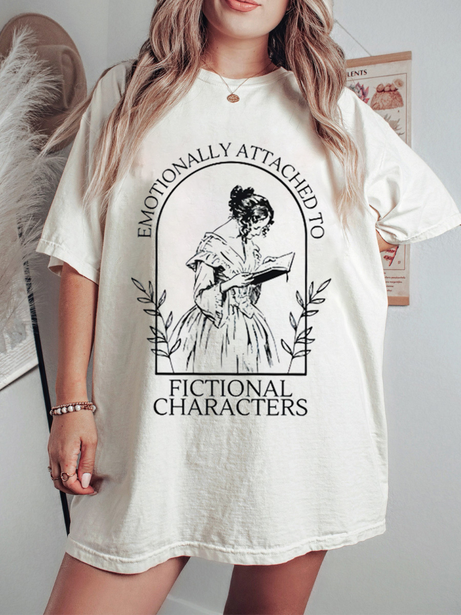 Vintage Romance Fantasy Book tee
