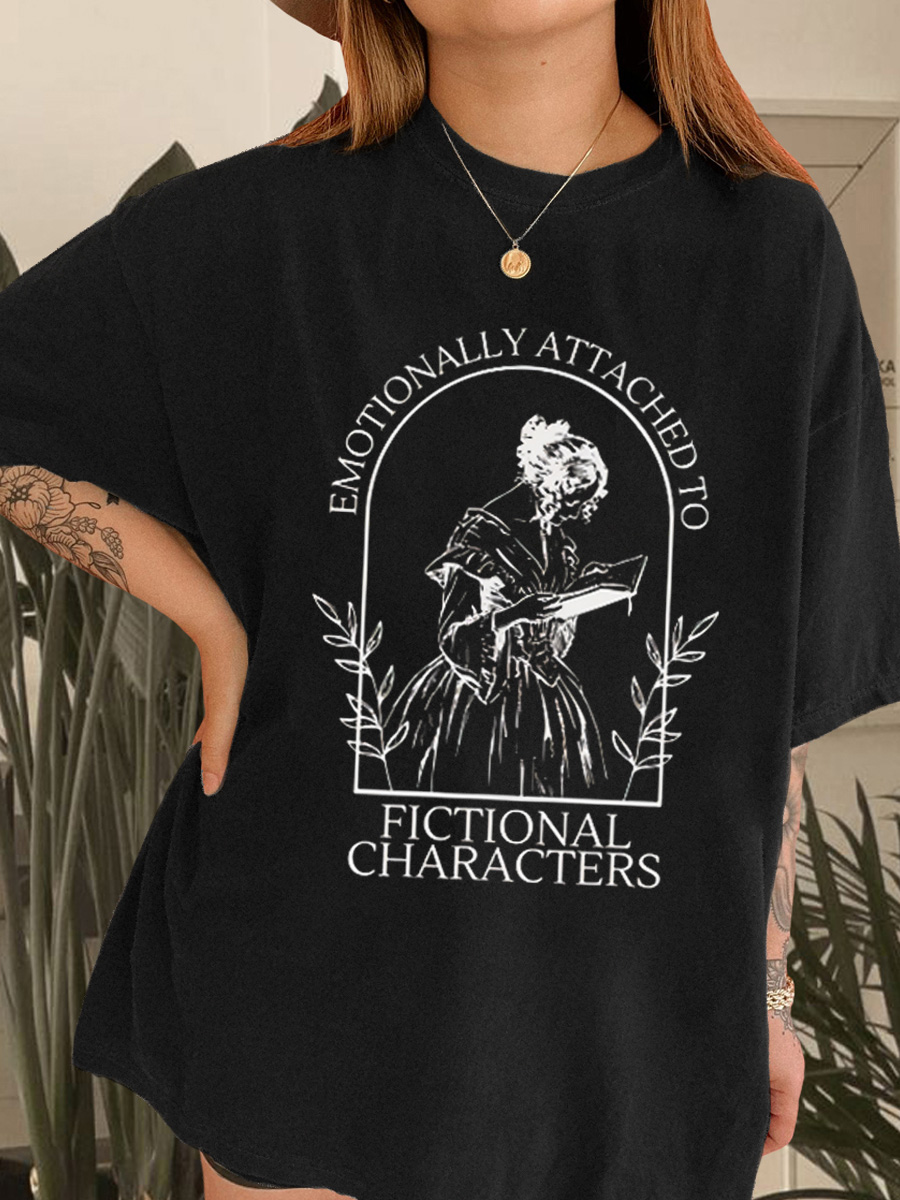 Vintage Romance Fantasy Book tee