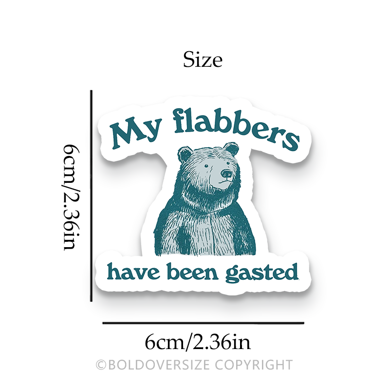 12pcs Vintage My Flabbers Sticker