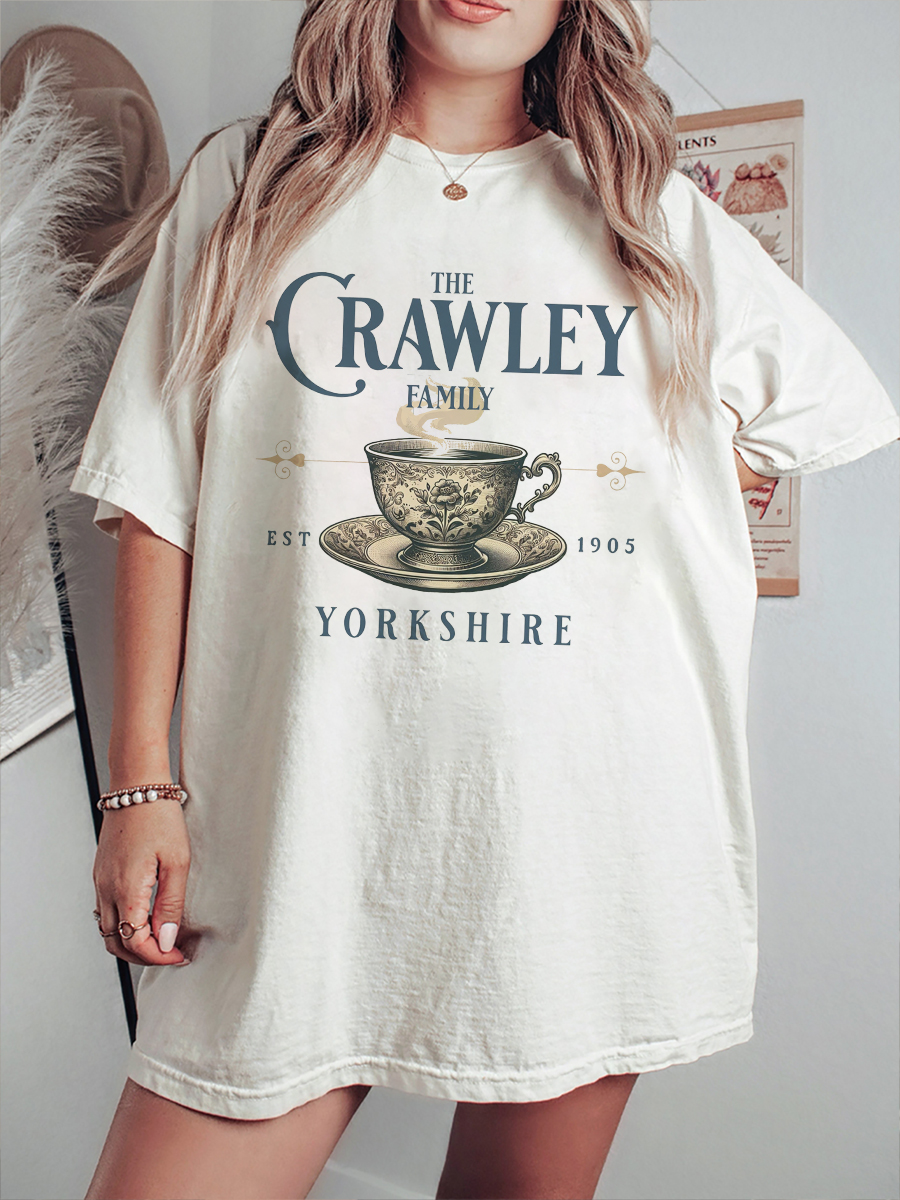 Vintage Crawley Family Tea T-Shirt