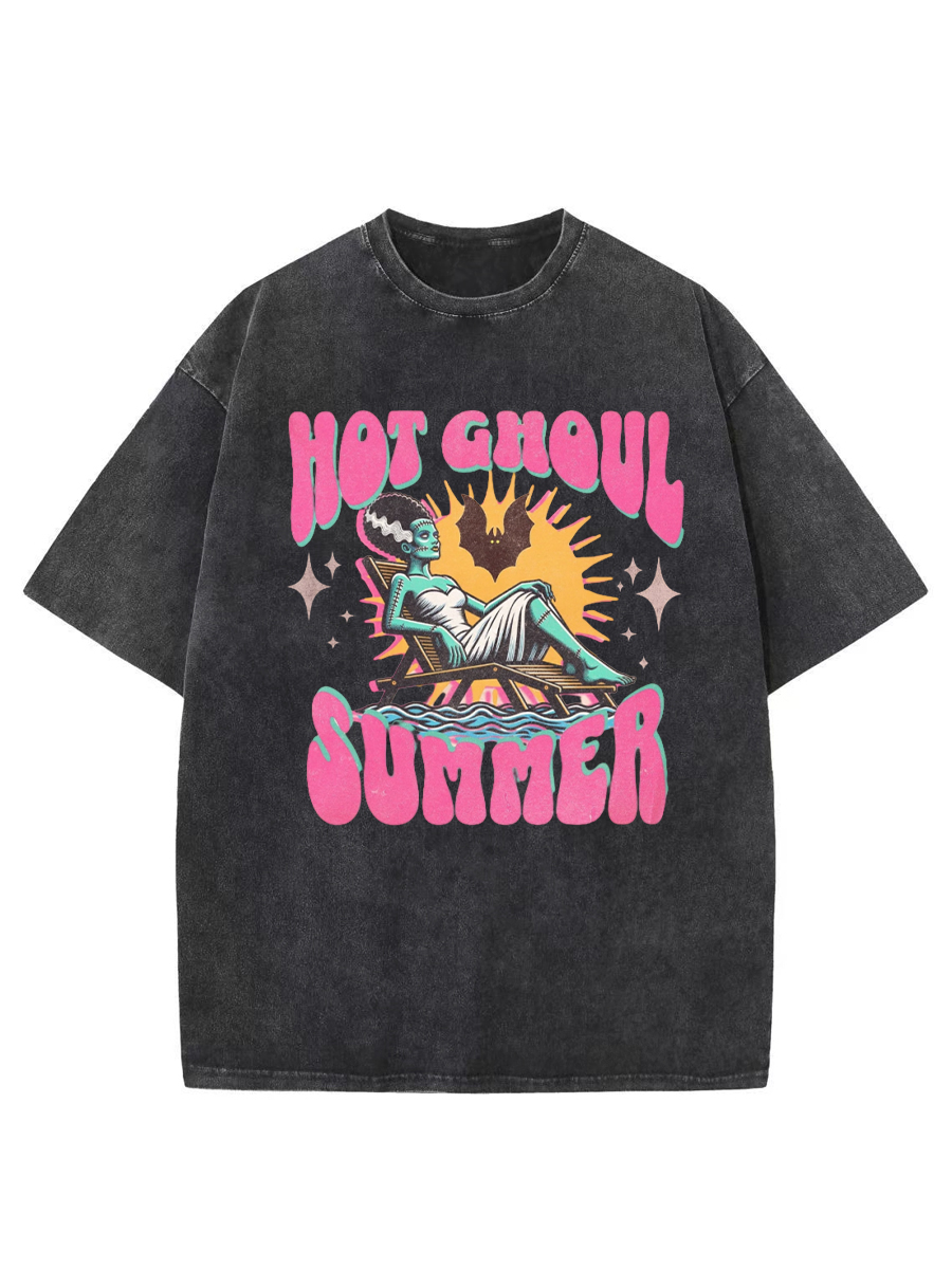Vintage Hot Ghoul Summer Washed T-Shirt