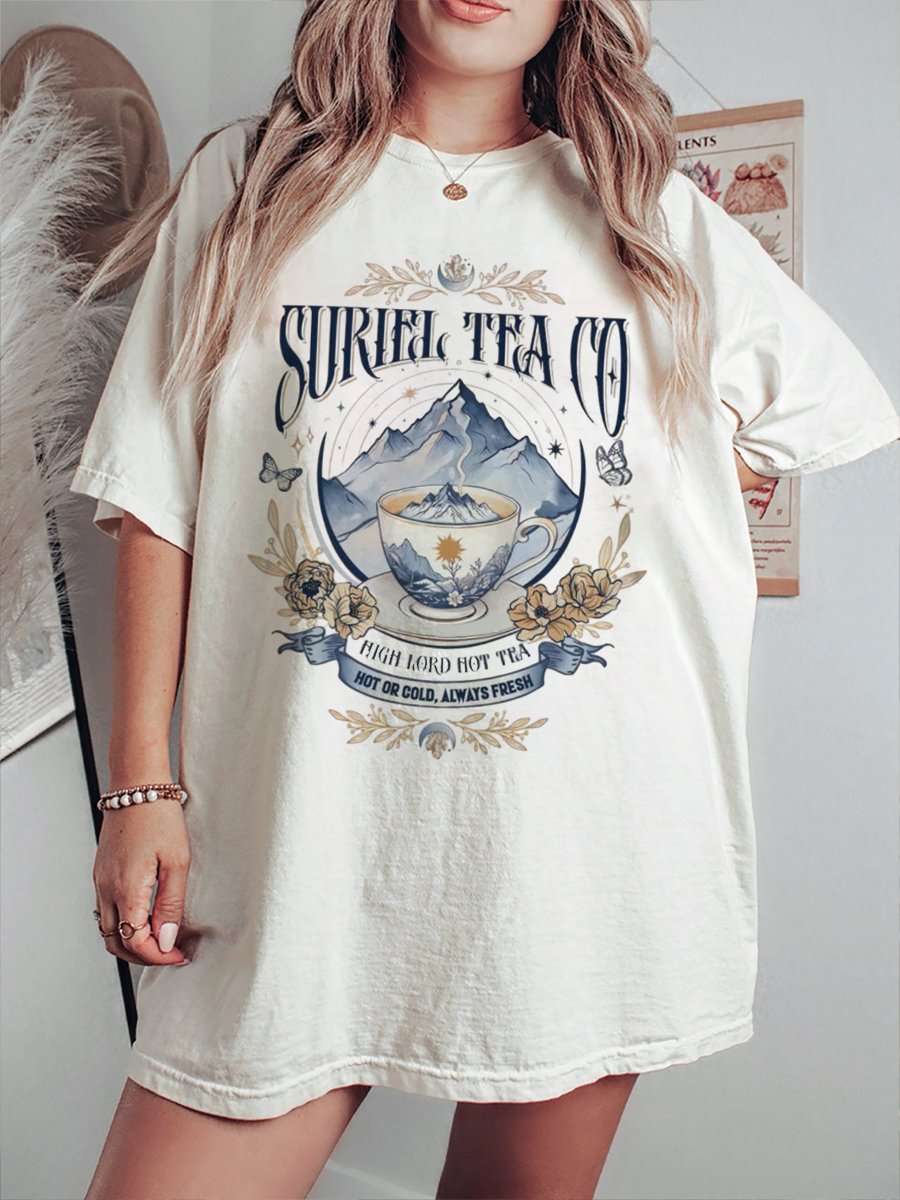 Vintage Suriel Tea Co Read Books T-Shirt