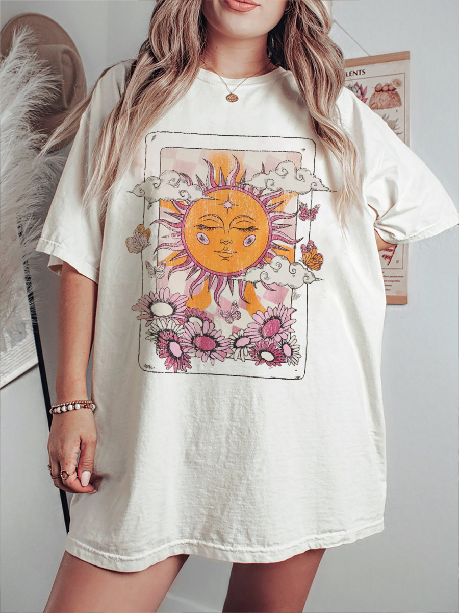 Vintage Celestial Sun T-Shirt