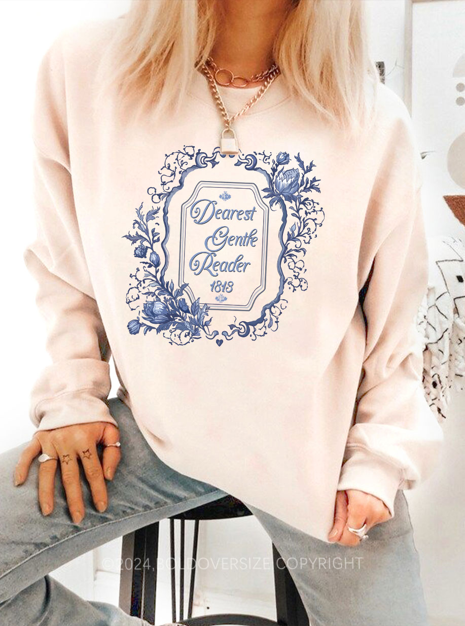 Vintage Dearest Gentle Reader Sweatshirt