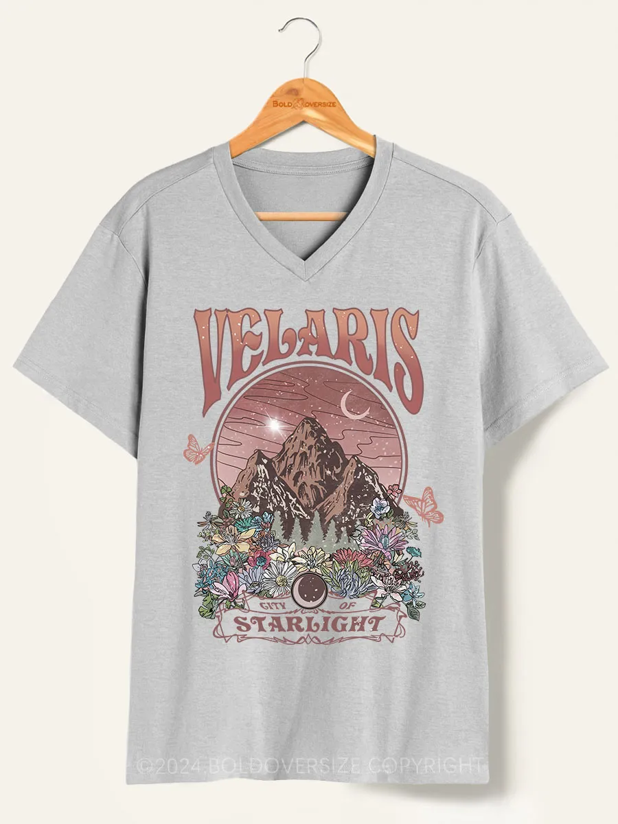 Vintage Court Of Dreams V-Neck Tee