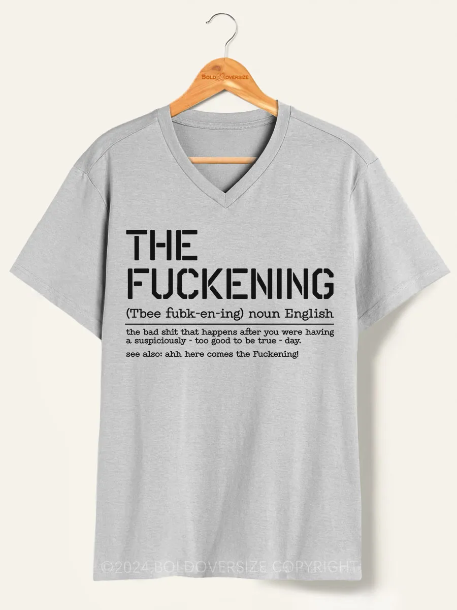 Vintage The Fuckening V-Neck Tee