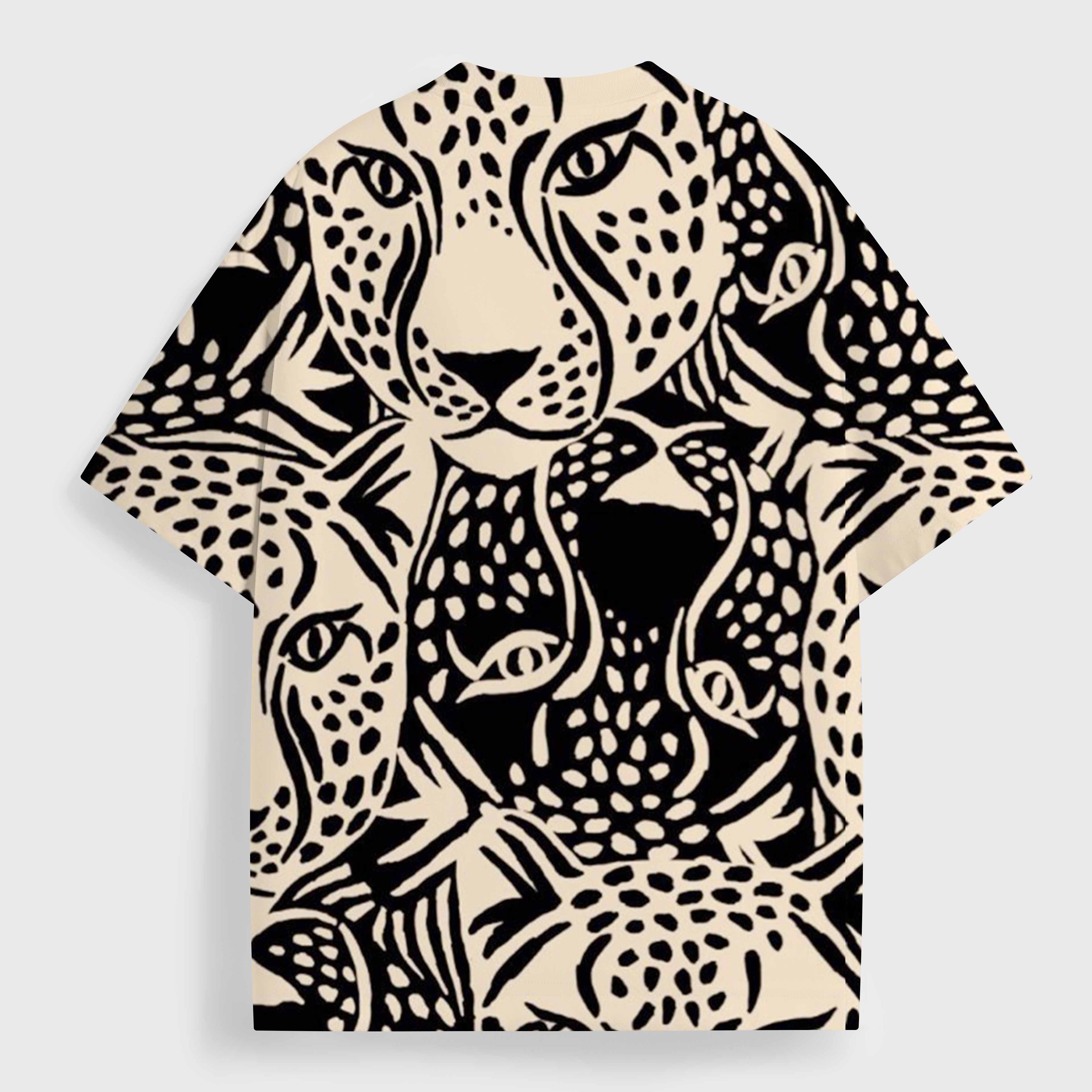 Vintage Cheetah Over Print T-Shirt