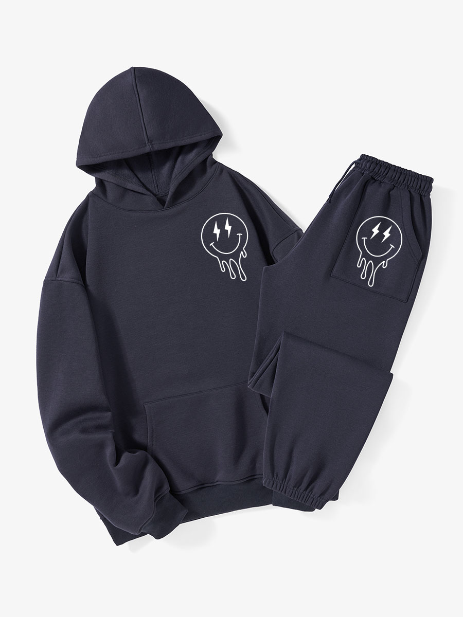 Vintage Retro Husbands Last Nerve Fleece Hoodie Suit