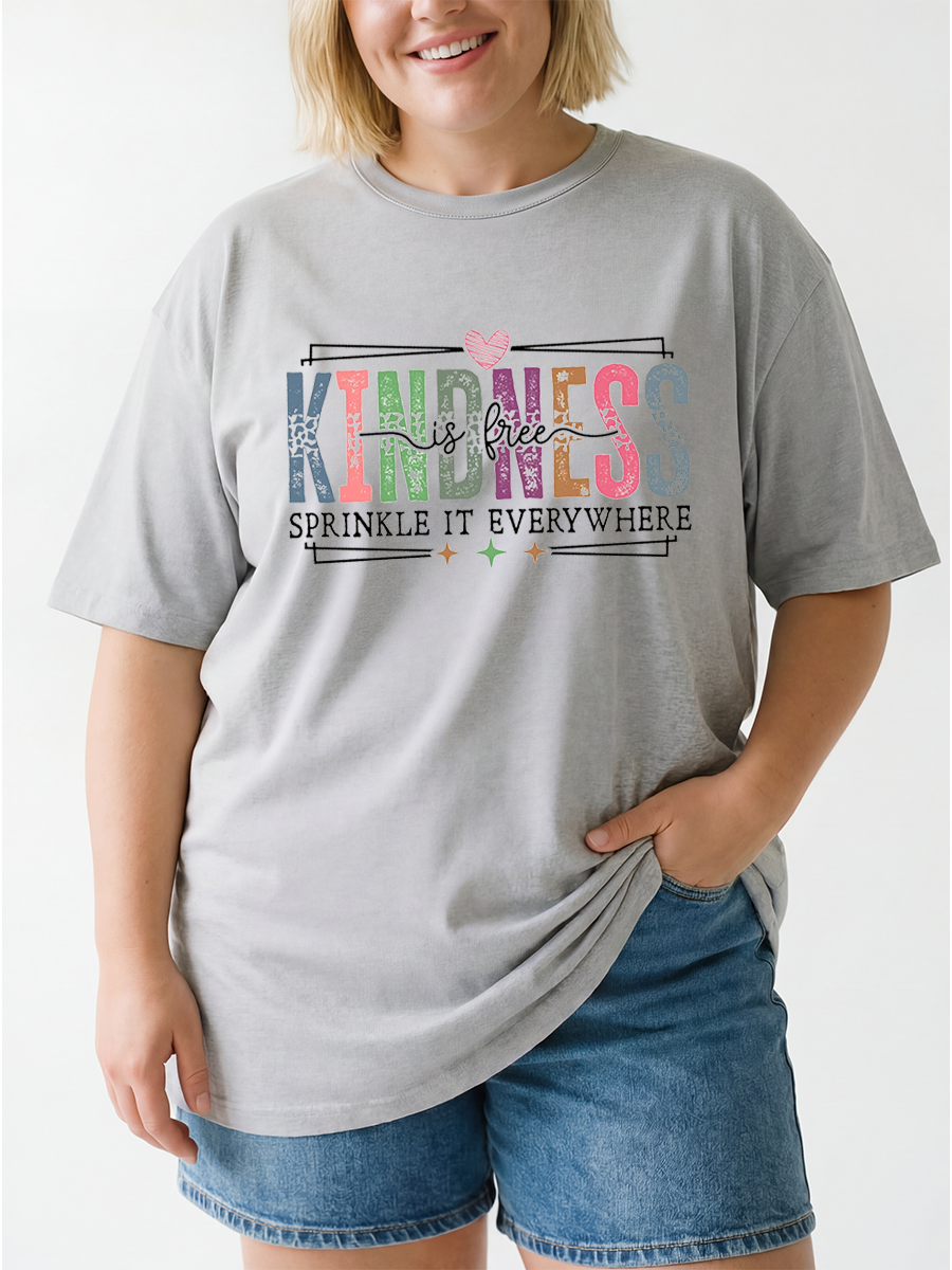 Vintage Coffee Makes Me Nicer Oversize Graphic Tee