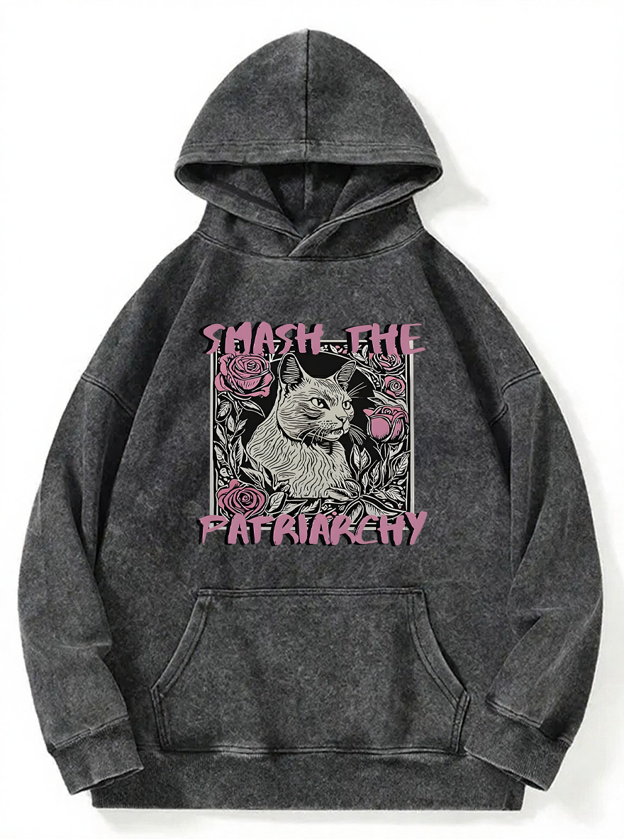 Vintage Smash The Patriarchy Washed Hoodie