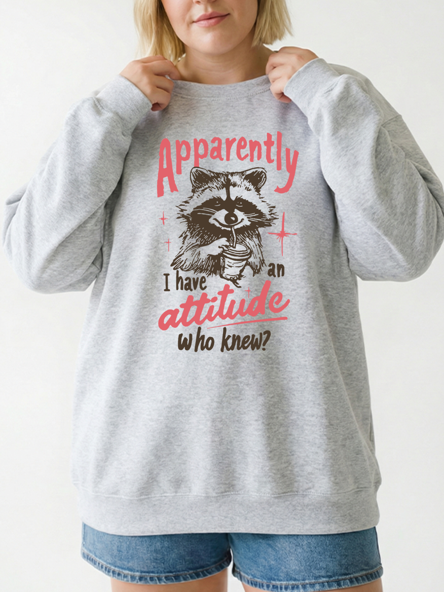 Vintage Attitude  Graphic Sweatshirt