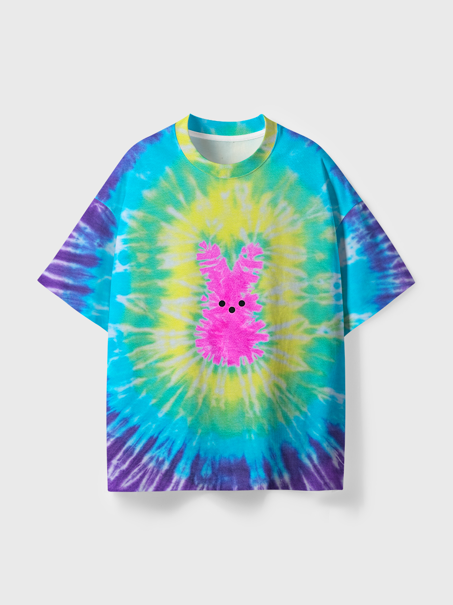 Vintage Easter Rabbit  All Over Print T-Shirt
