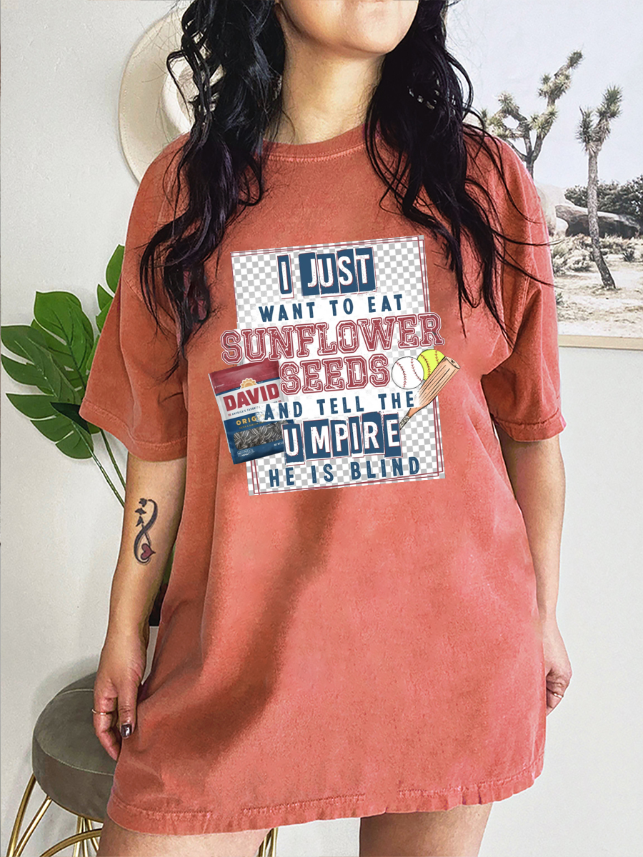 Vintage Sunflower Seeds T-Shirt