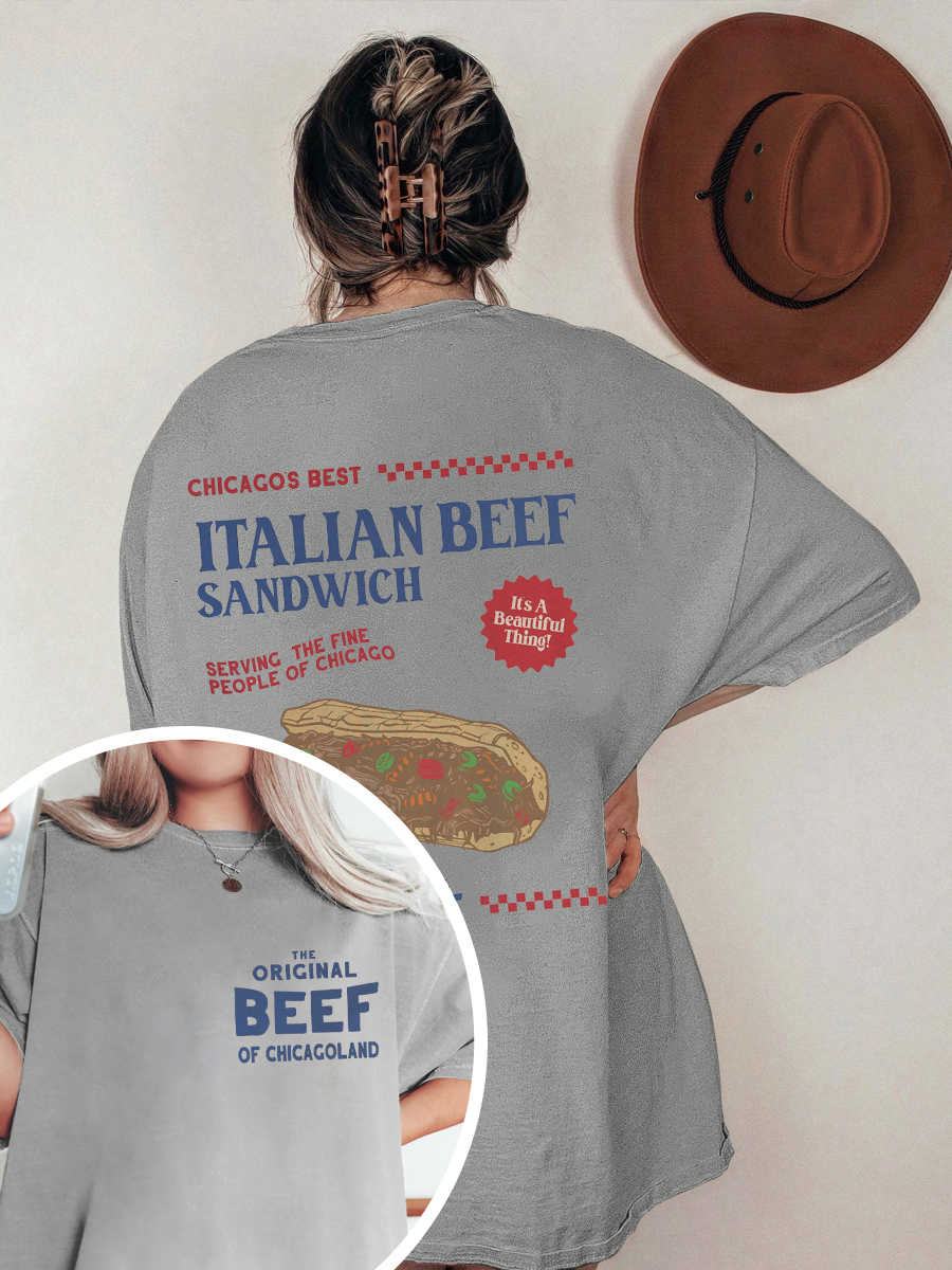 Vintage The Original Beef Of Chicagoland T-Shirt