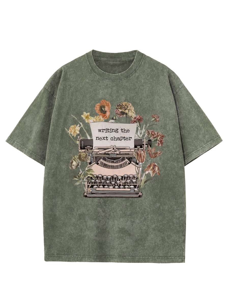 Vintage Writing Lover Washed T-Shirt