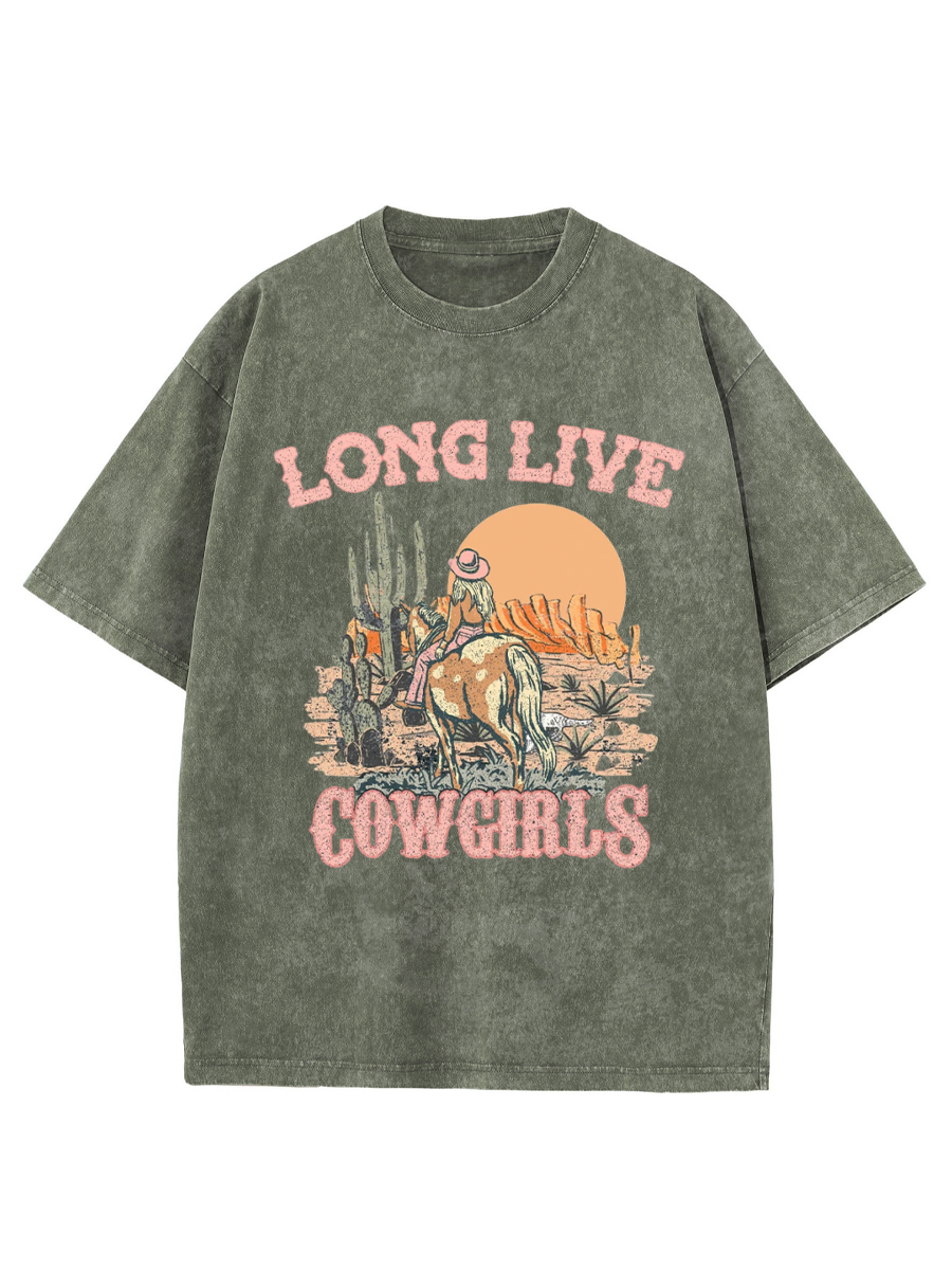 Vintage Western Sublimations Washed T-Shirt