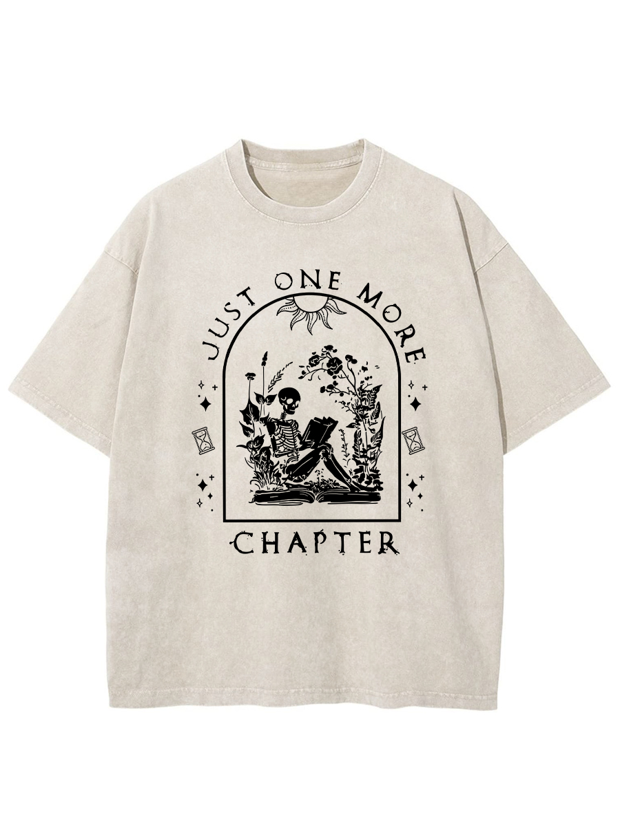 One More Chapter Washed Book T-Shirt