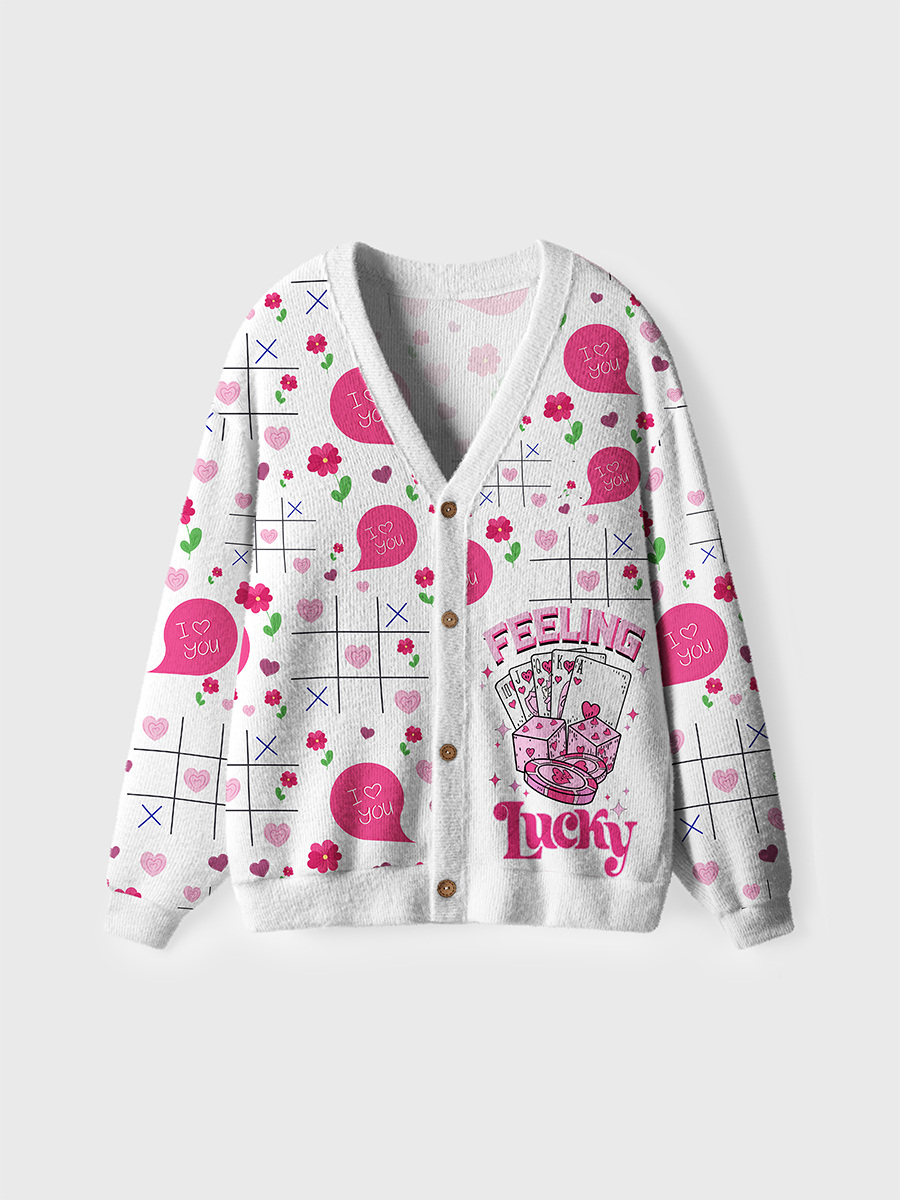 Vintage Feeling Lucky Cardigan Sweaters