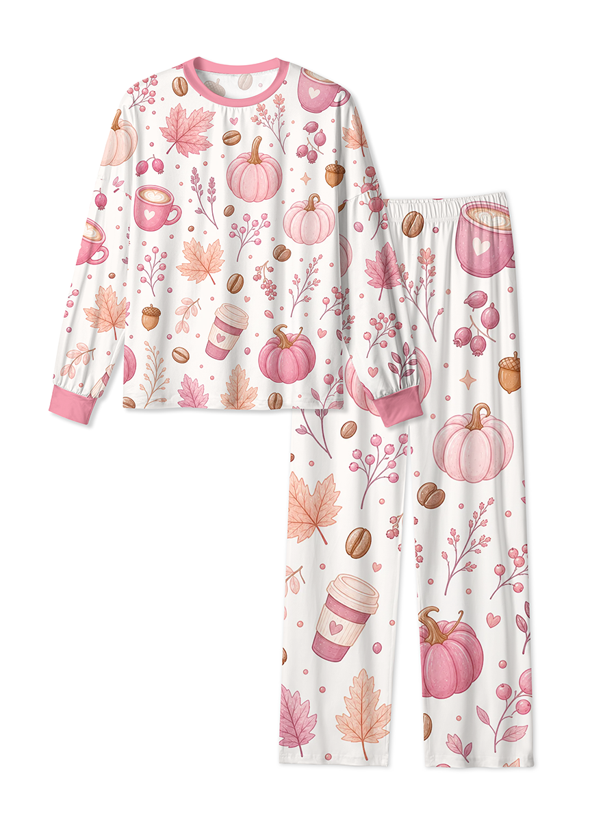 Vintage Pink Pumpkins Pajamas