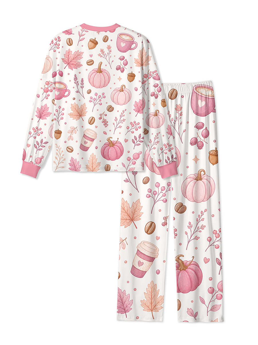 Vintage Pink Pumpkins Pajamas