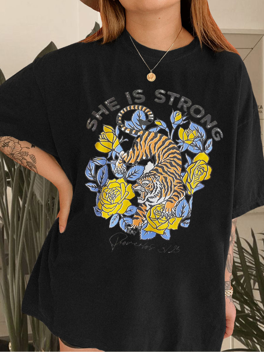 She Is Strong Vintage Tee