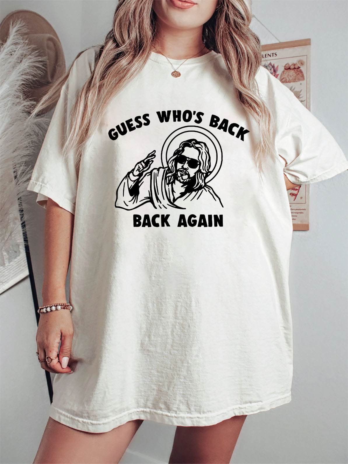Vintage Guess Who’s Back Again Easter Funny Tee