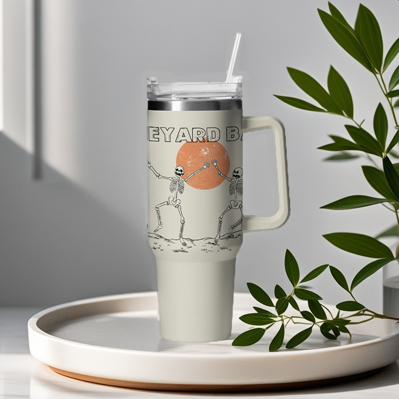 Vintage Skeletons Dancing Under The Sun 40oz Tumbler