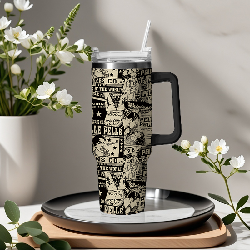 Vintage Comic Poster 40oz Tumbler