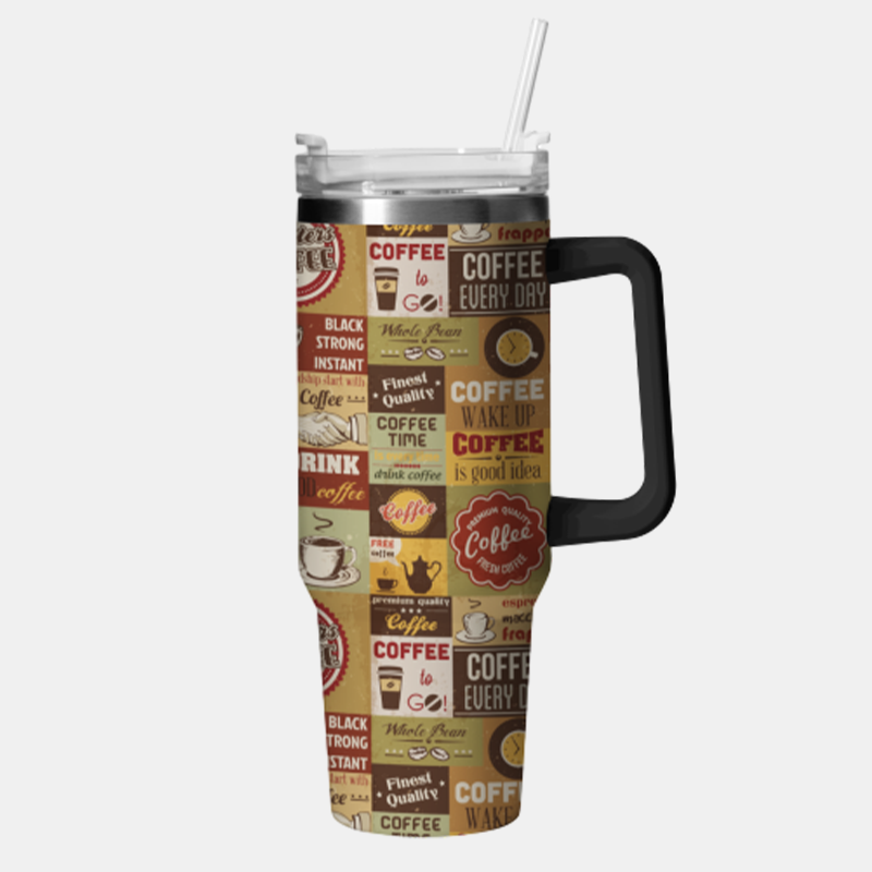 Vintage Coffee Ads 40oz Tumbler