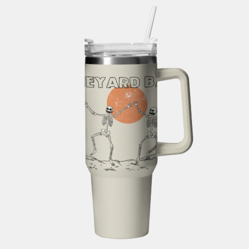Vintage Skeletons Dancing Under The Sun 40oz Tumbler