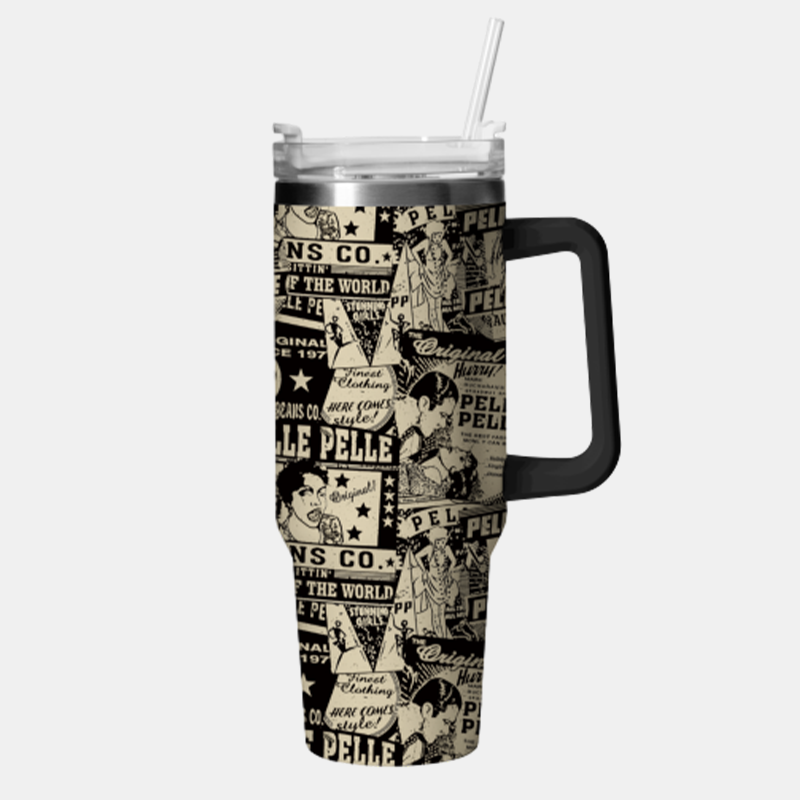 Vintage Comic Poster 40oz Tumbler