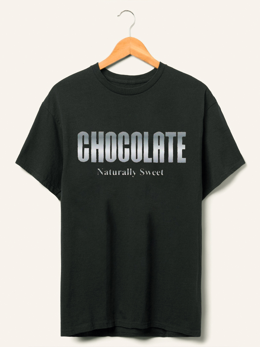 Chocolate Bar (Shiny Silver Foil) Tee