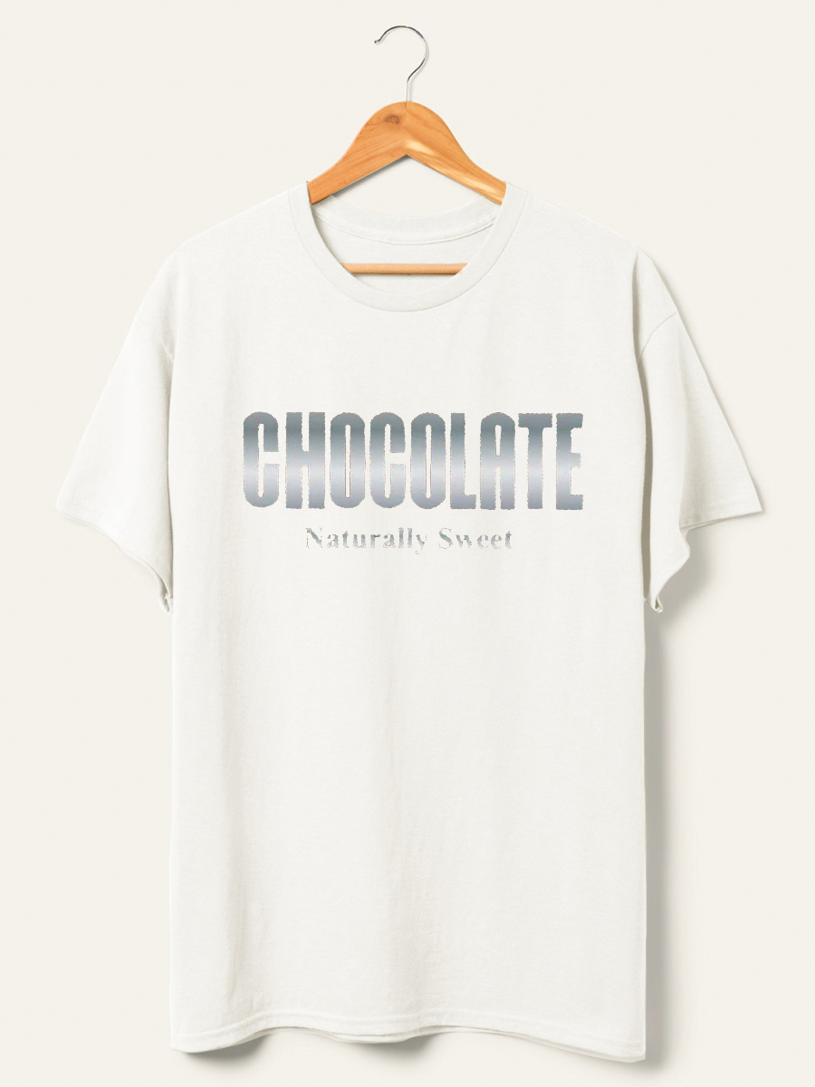Chocolate Bar (Shiny Silver Foil) Tee