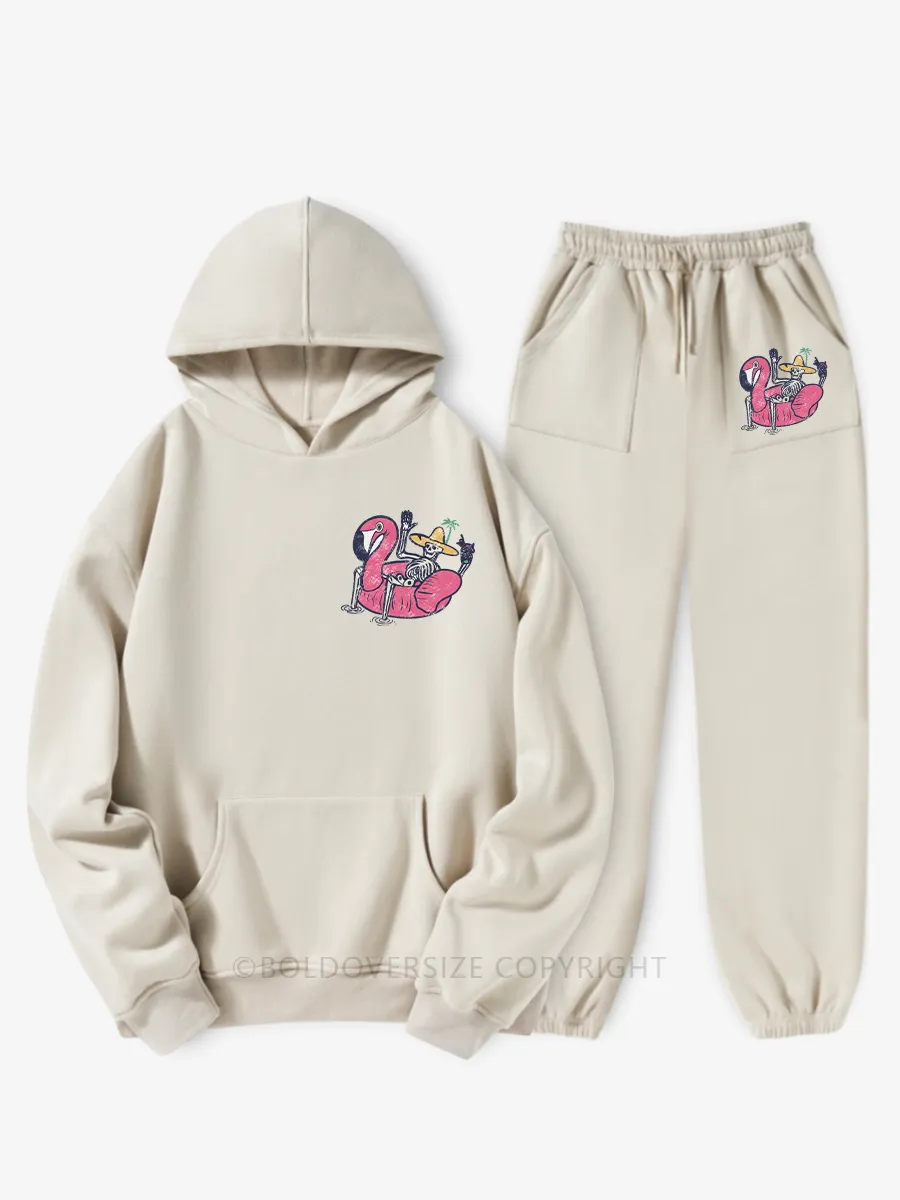 Vintage Stay Salty Fleece Hoodie Suit