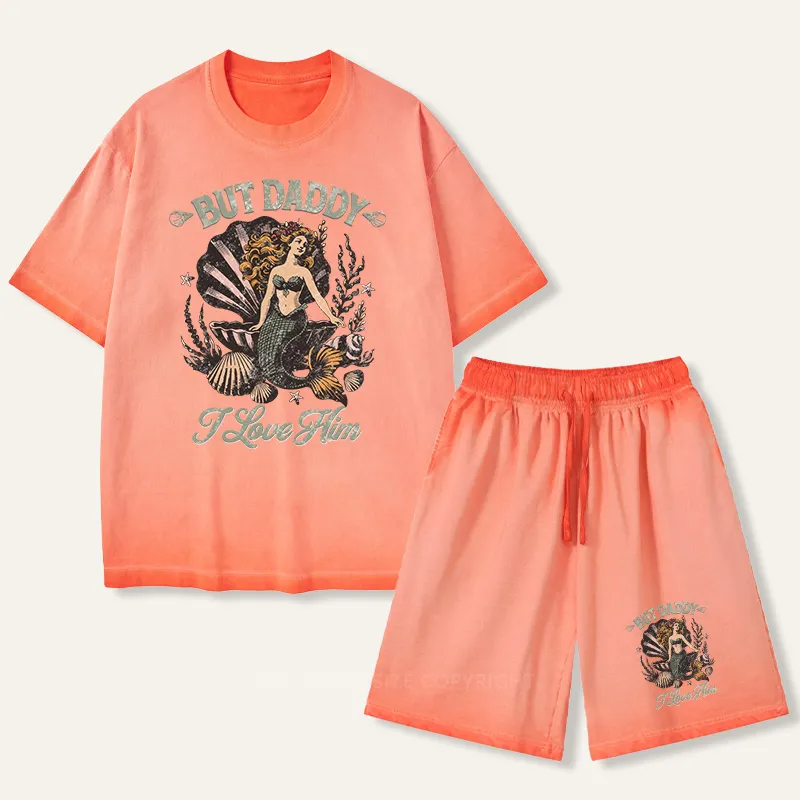 Vintage But Daddy I Love Him Gradient Washed Suit