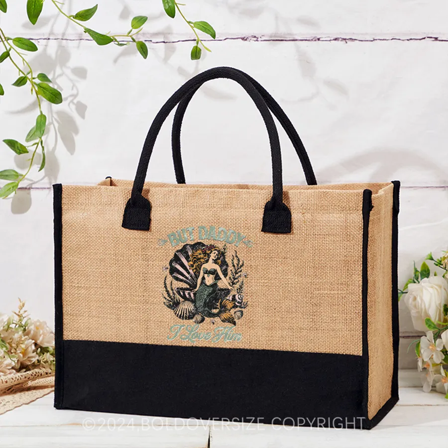 Vintage But Daddy I Love Him Tote Handbags