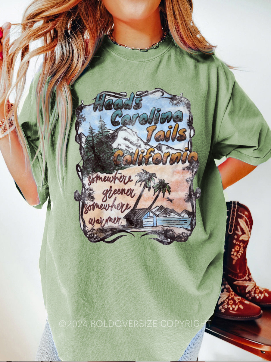 Vintage Heads Carolina, Tails California Tee
